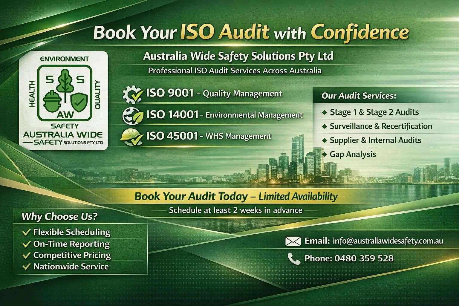 ISO Auditing, Certification and Lead Auditor Training Services